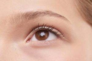 Red light therapy session for dry eyes and eye wellness at optometry clinic